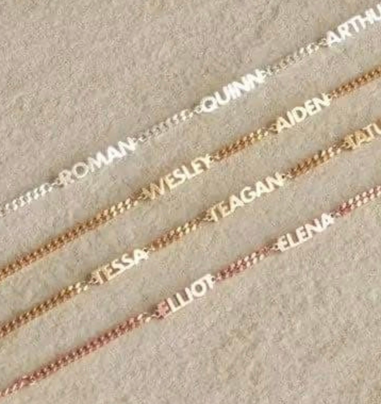 Custom Curb Necklaces