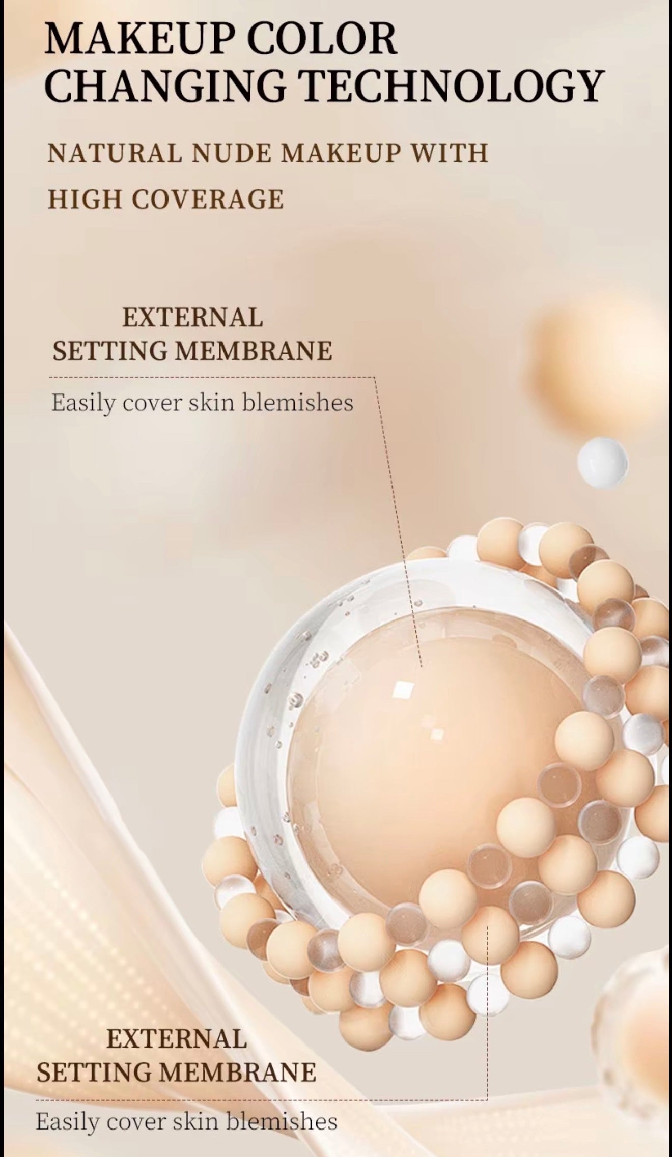 Korean Color Changing Foundation Stick