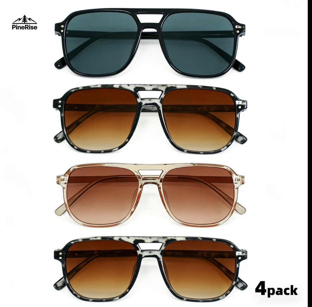 Aviator Sunglasses | 4 Pack
