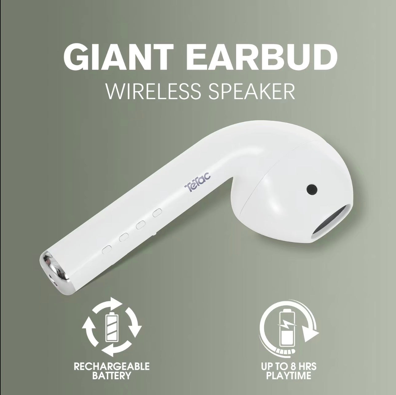 GIANT Earbud Bluetooth Speaker