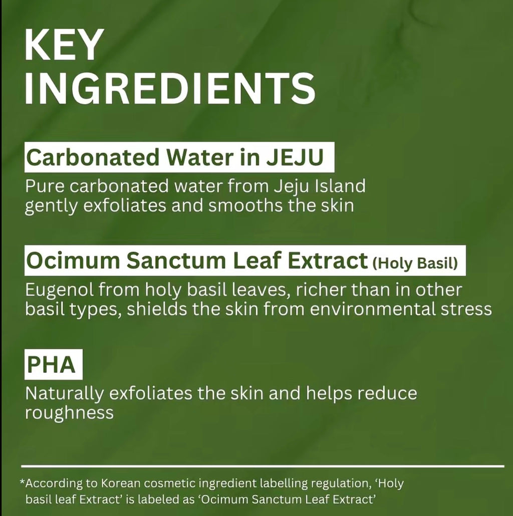 Holy Basil Bubble Deep Mask