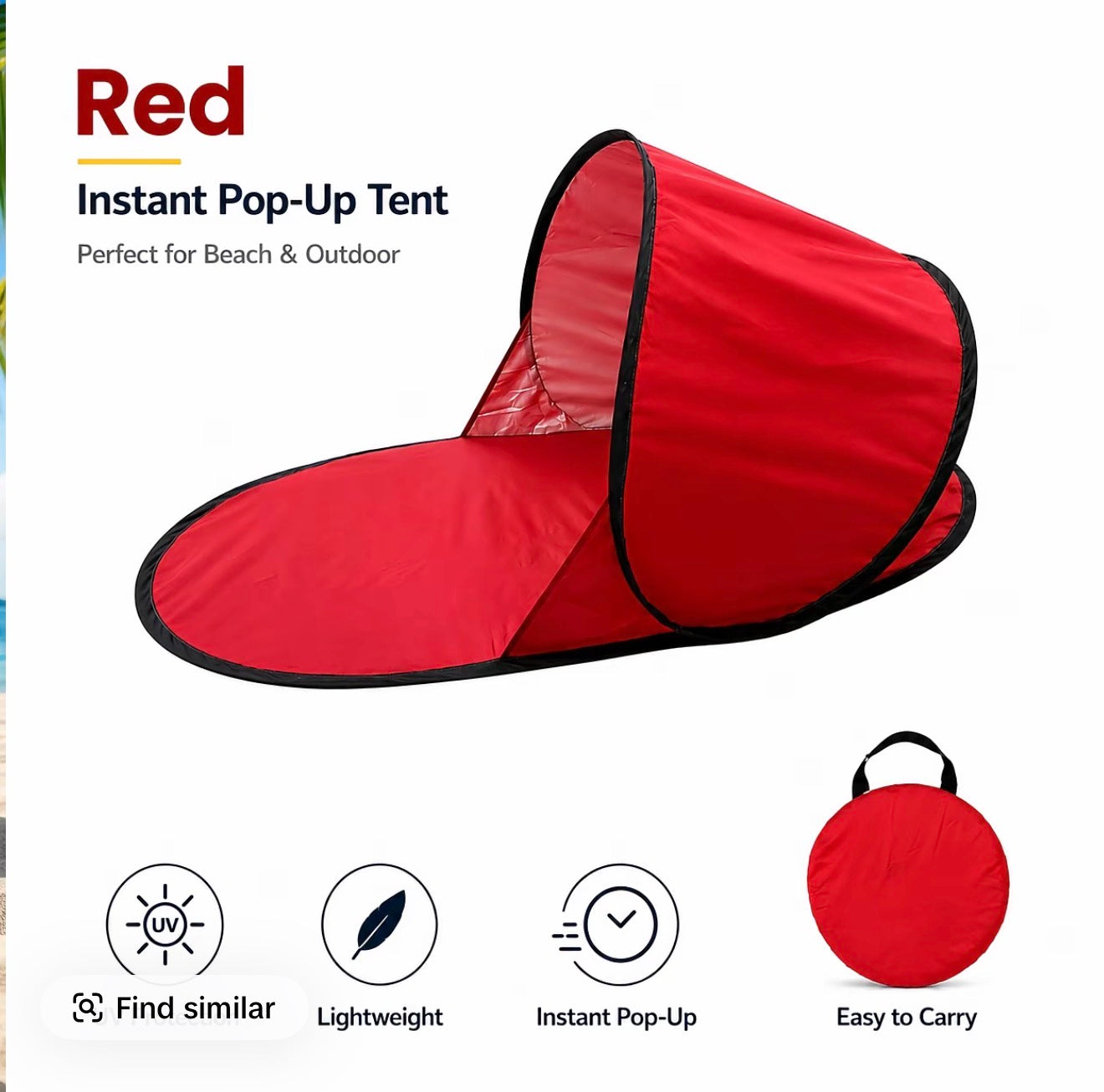 Portable Pop Up Beach Tent