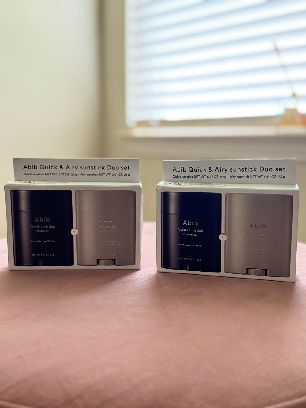Abib Airy & Quick Sunstick Duo (SPF 50+ Broad Spectrum)