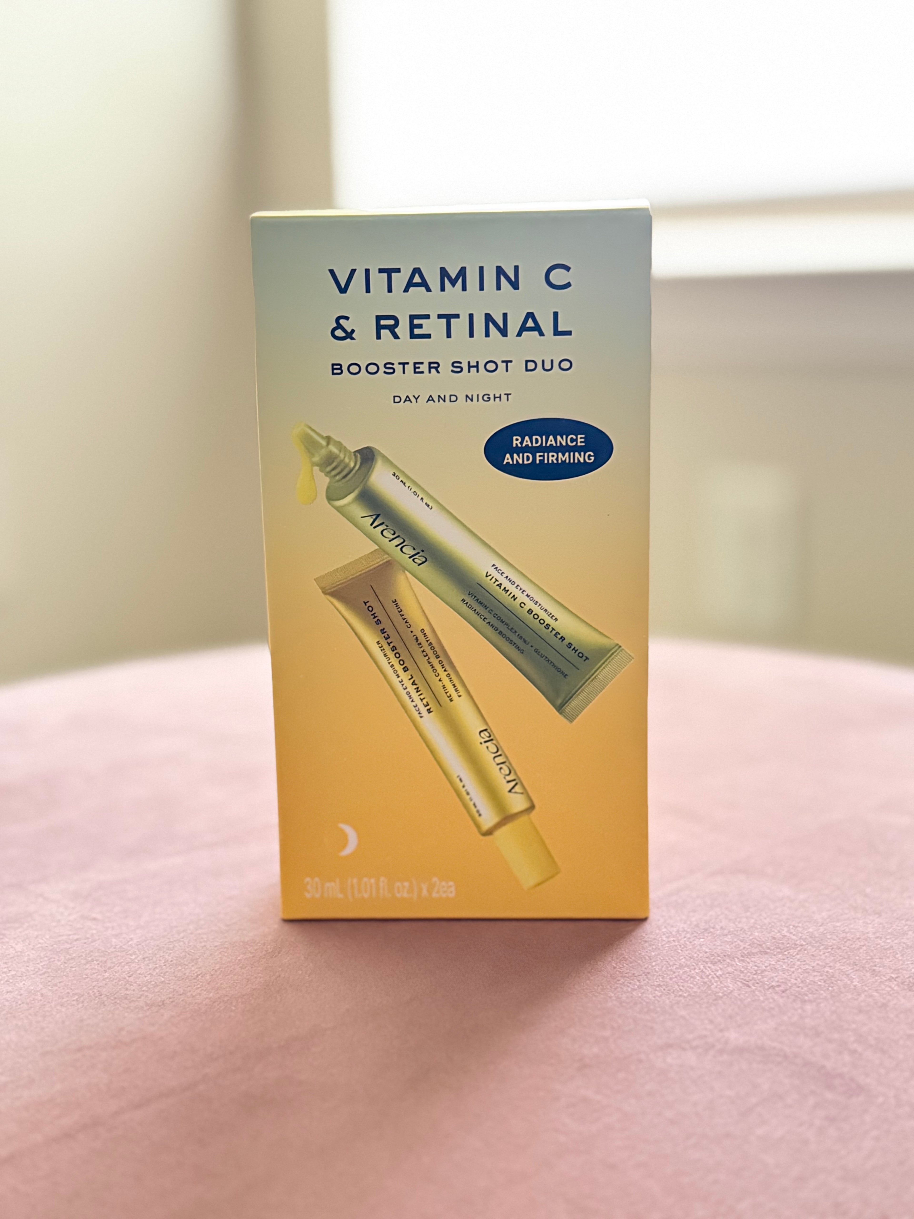 Arencia Booster Shot Skin Renewal Duo - Vitamin C & Retinal  | 1.01 fl oz