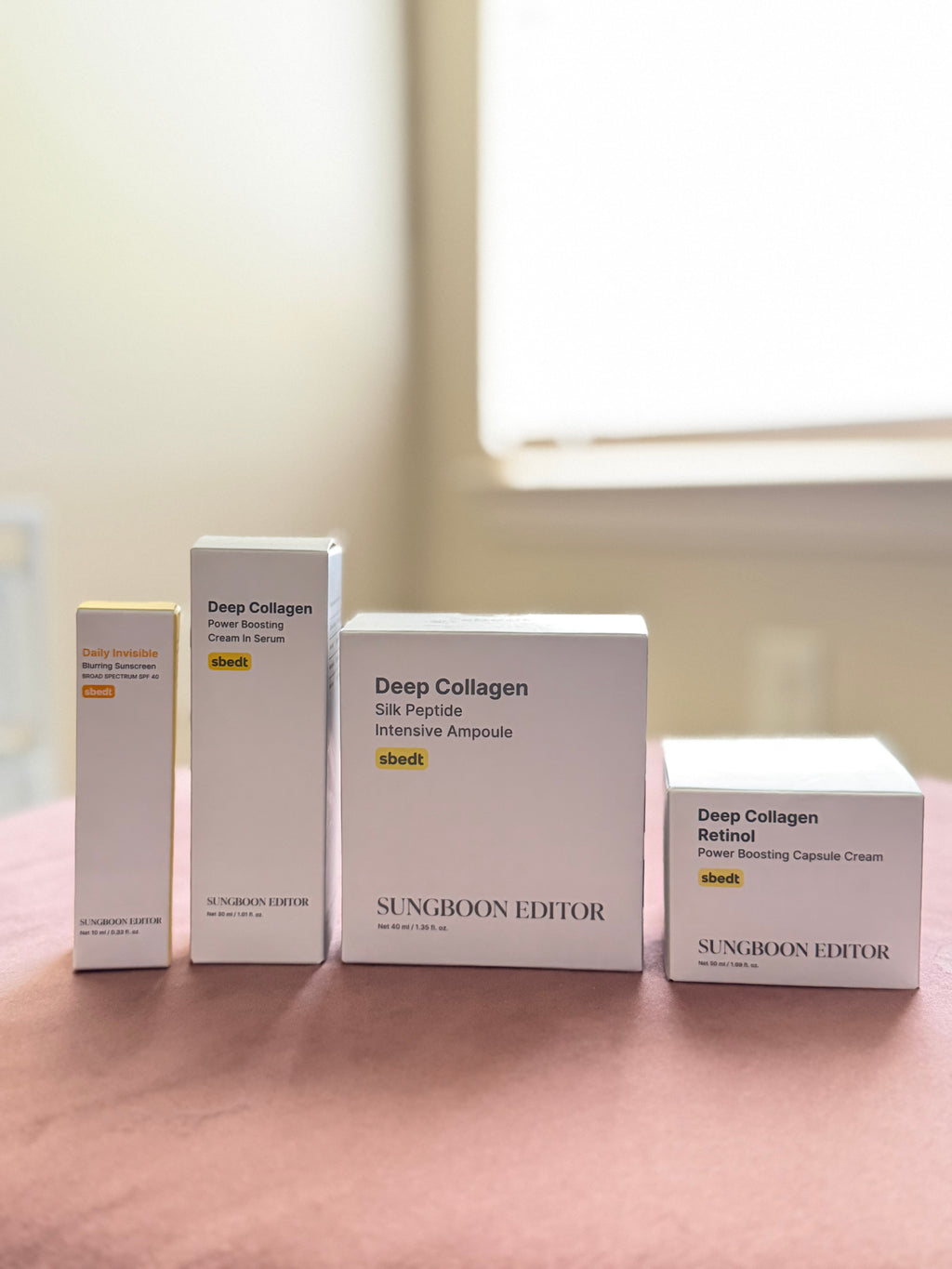 Sungboon VIRAL Complete Firming Care Trio | Retinol, Collagen, & Peptide Essentials