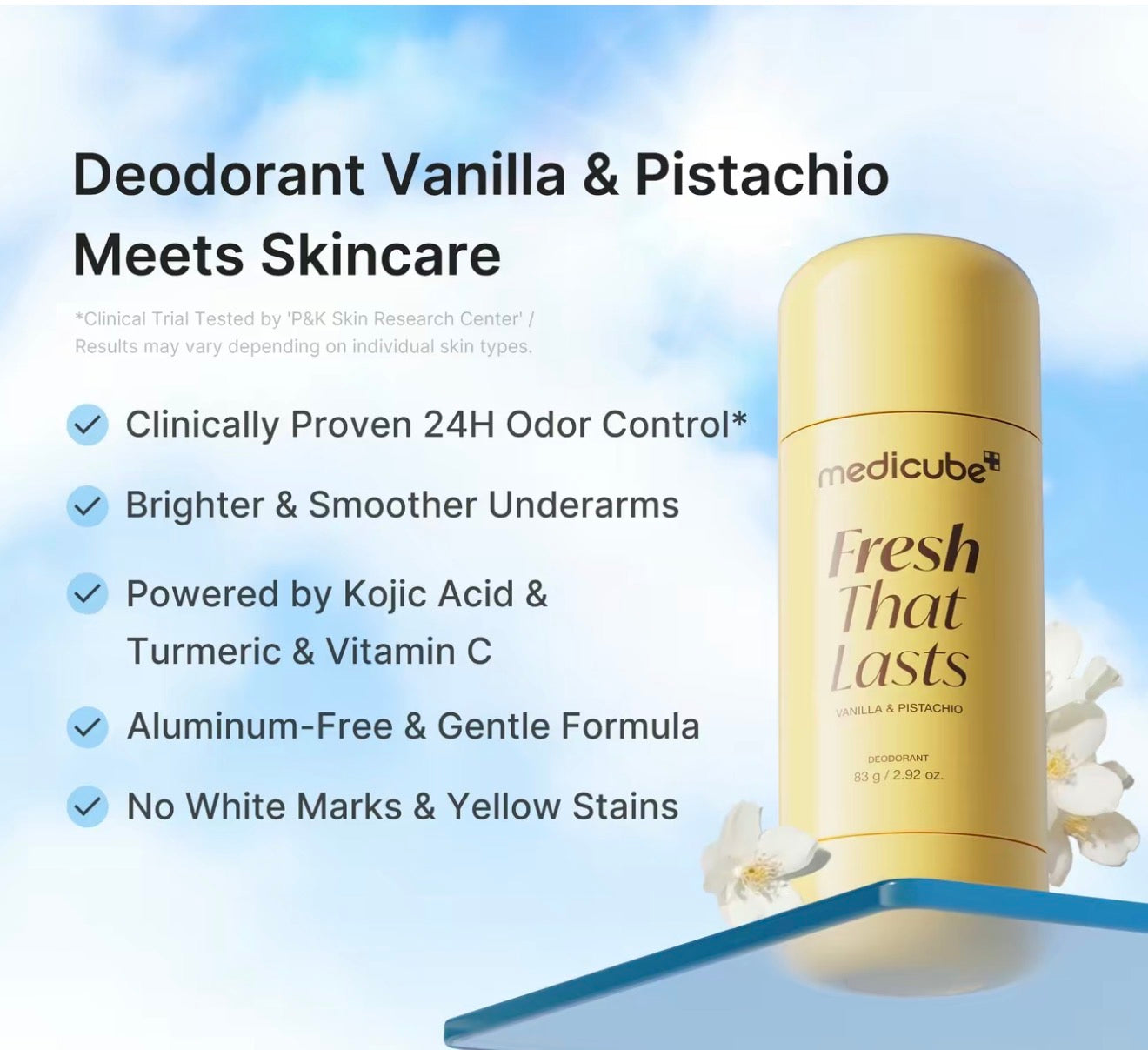 Medicube NEW Deodorant Vanilla & Pistachio