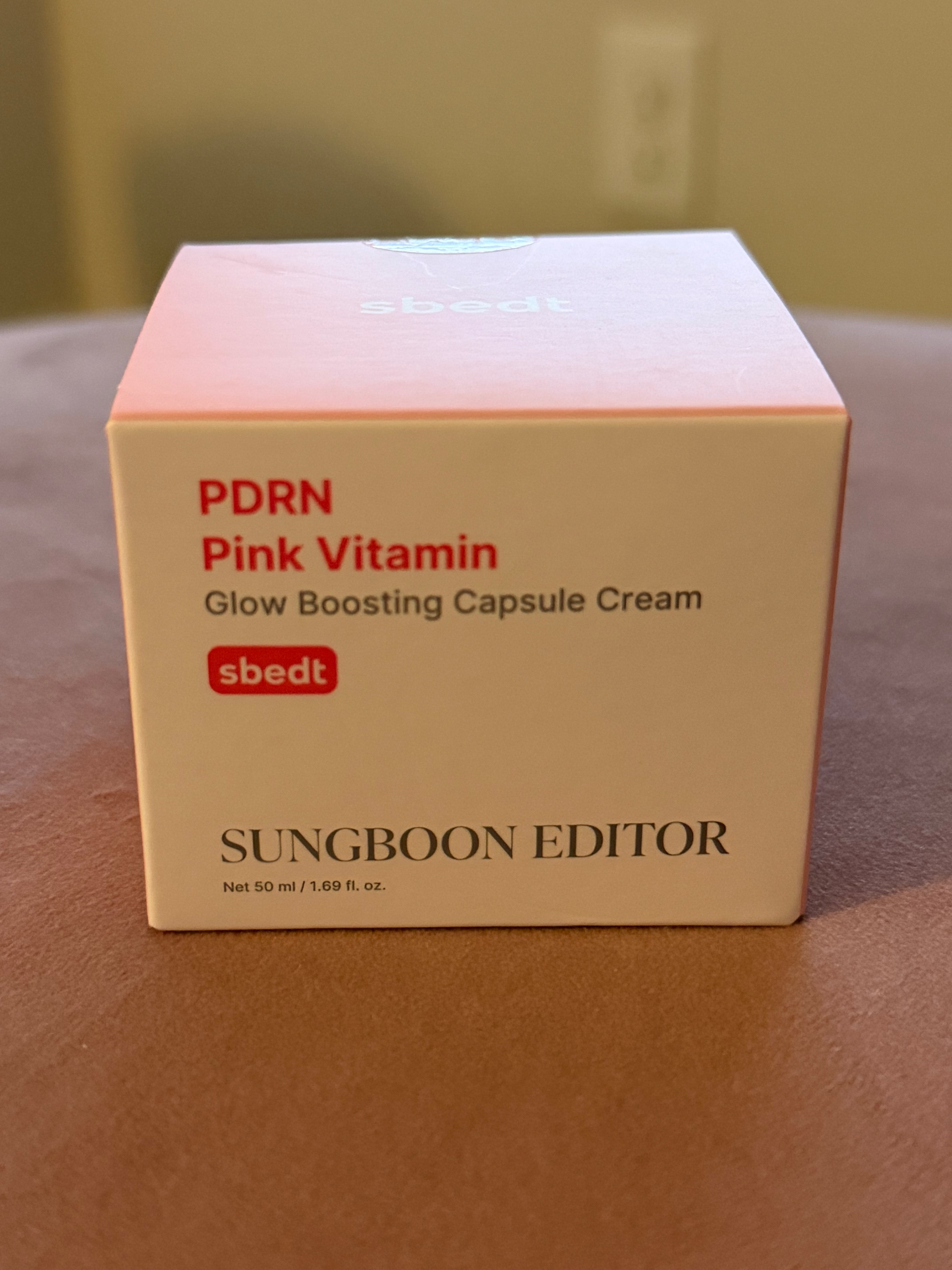 Sungboon PDRN Pink Vitamin Glow Boosting Capsule Cream