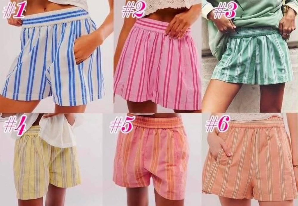 Coastal Breeze Striped Boxer Shorts