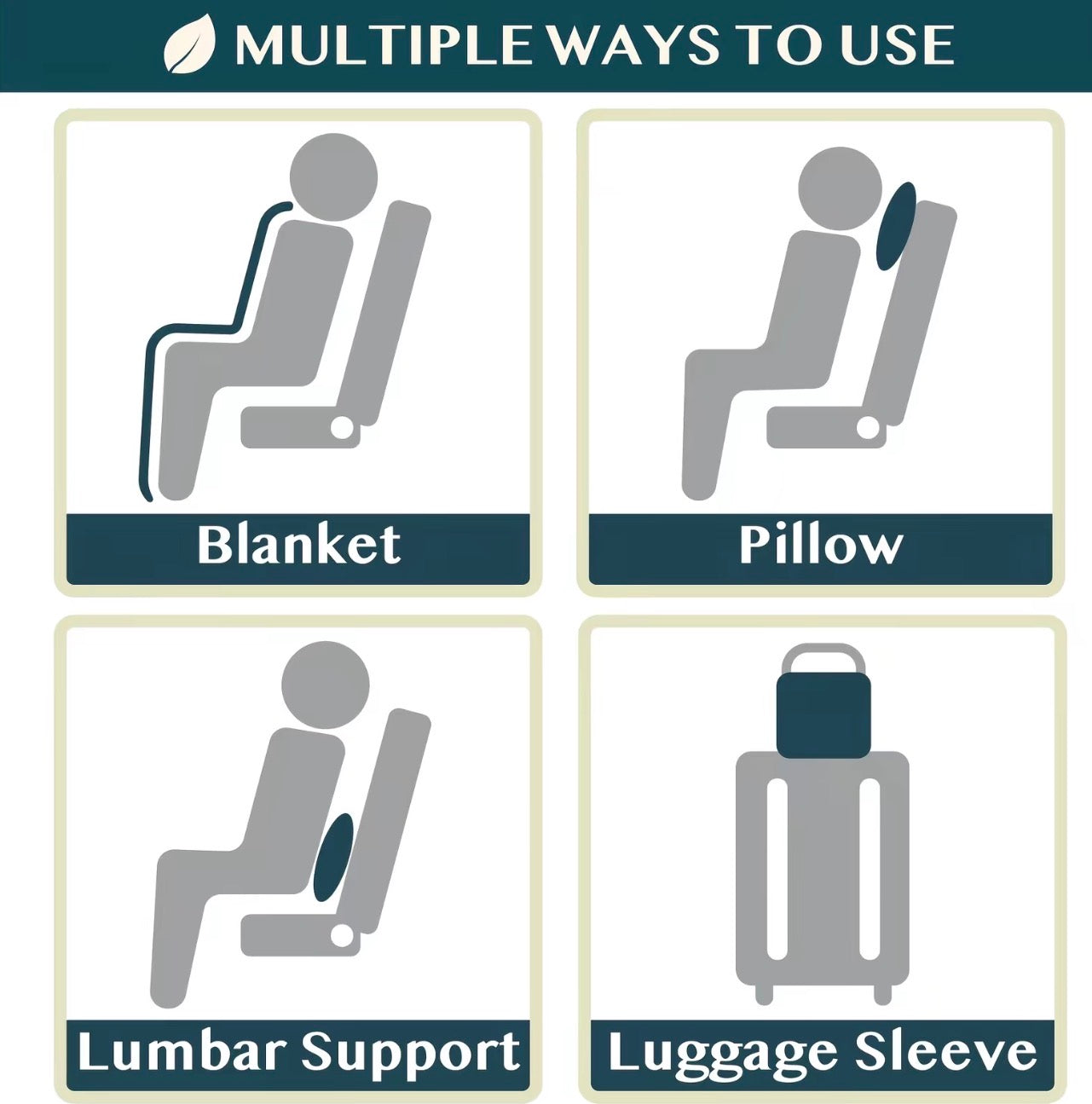 Travel Blanket Pillow