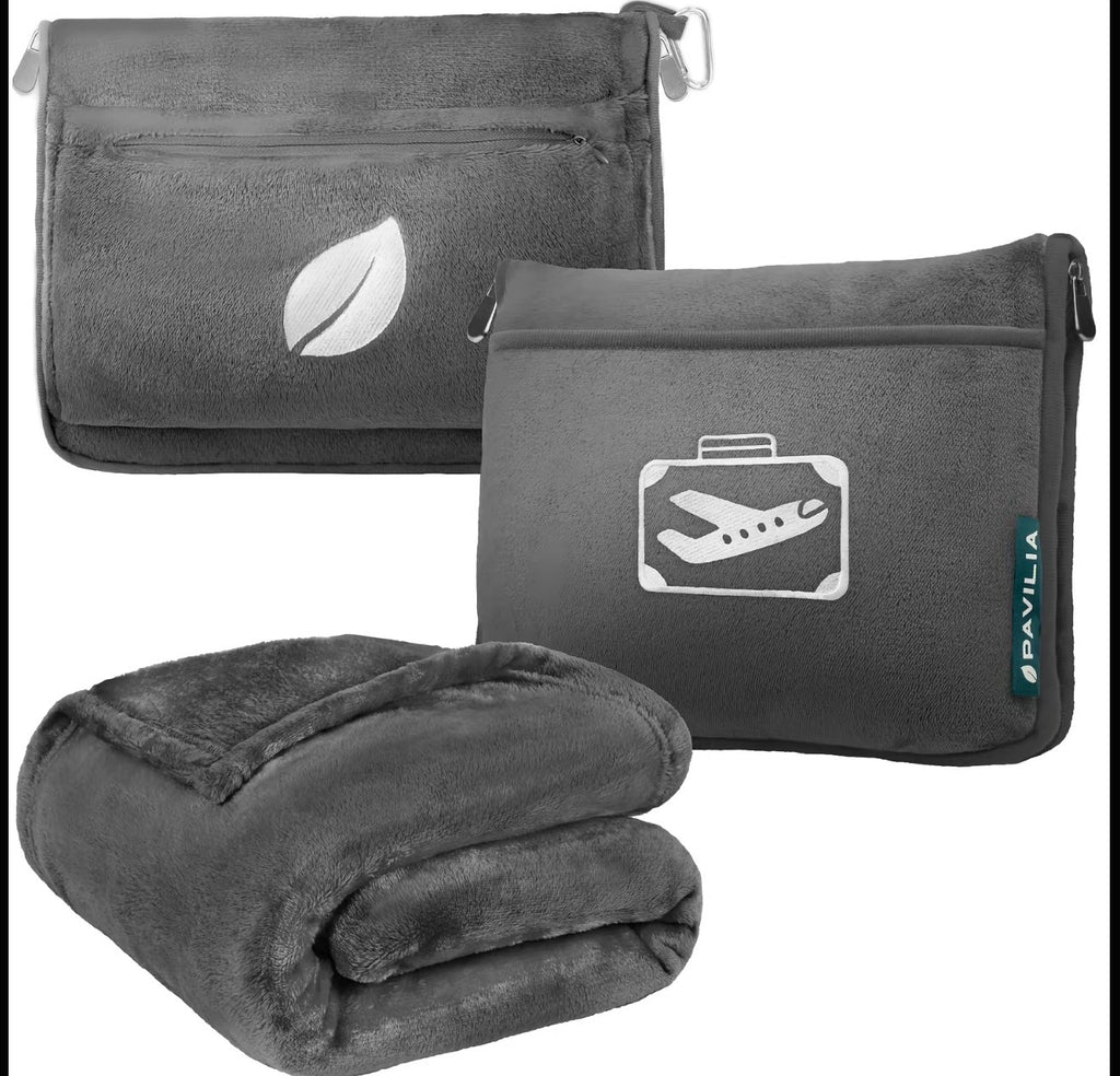 Travel Blanket Pillow