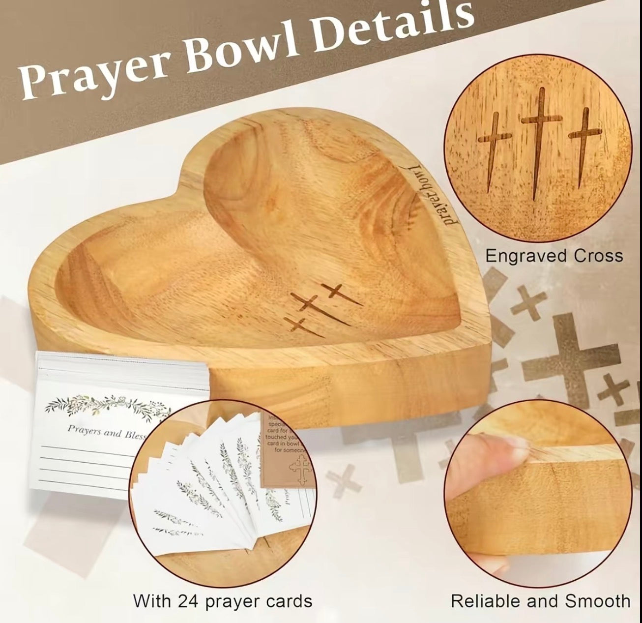 Wooden Prayer Bowl