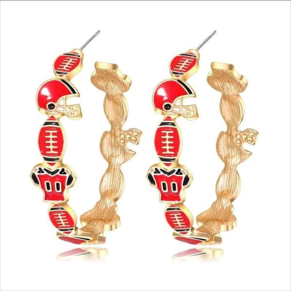 Game Day Hoop Earrings