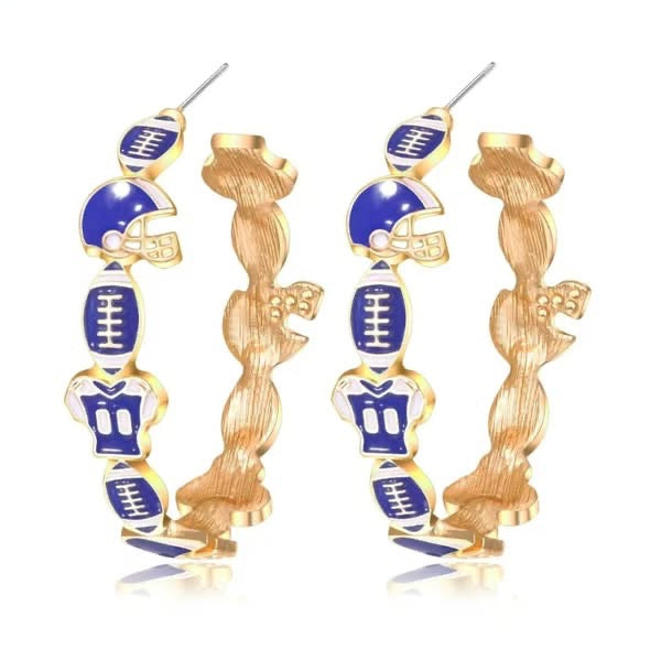 Game Day Hoop Earrings