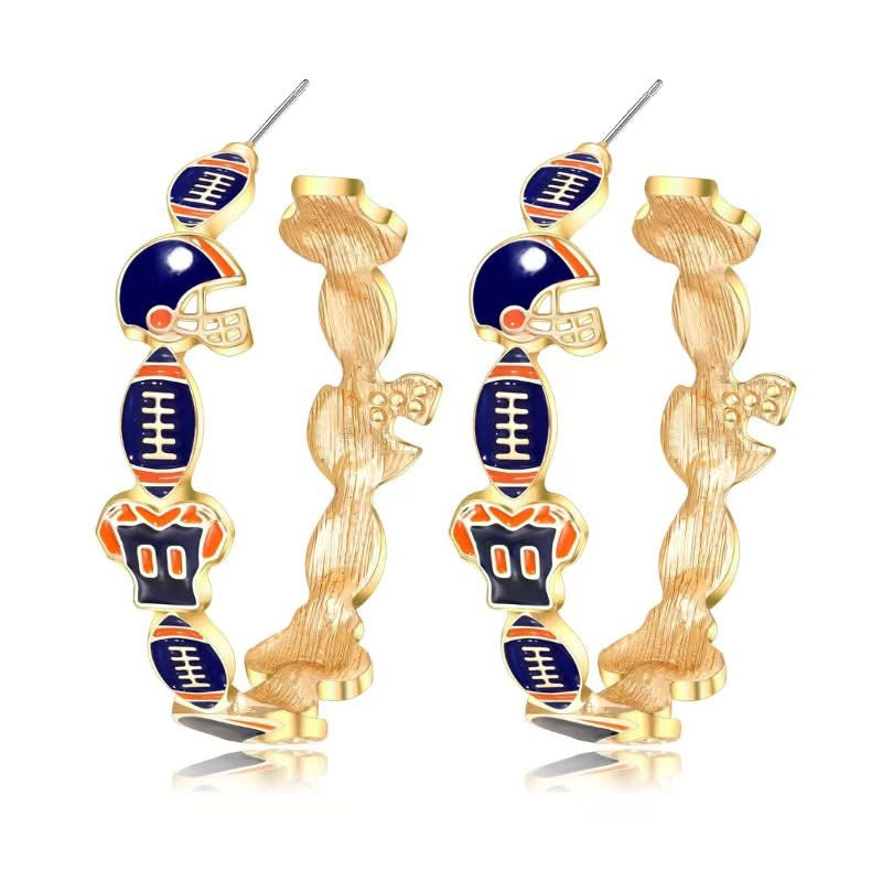 Game Day Hoop Earrings
