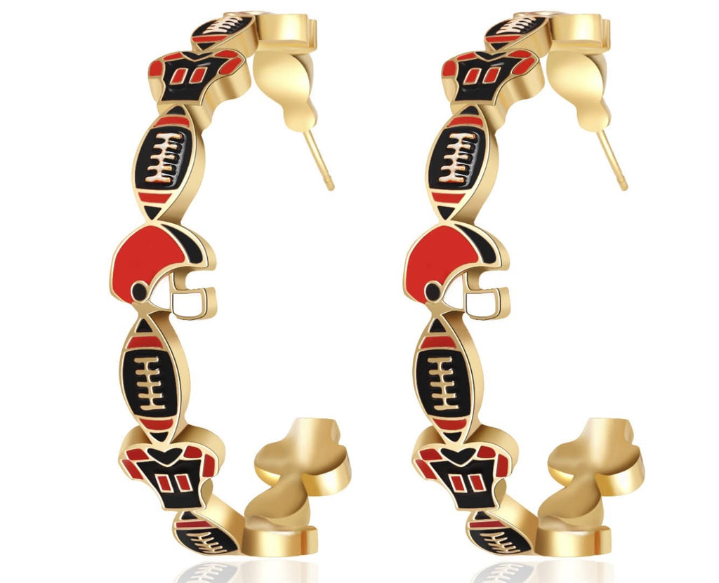 Game Day Hoop Earrings
