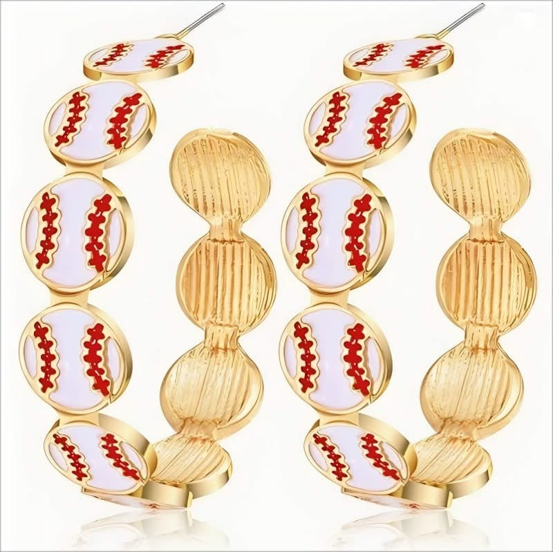 Game Day Hoop Earrings