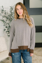 Leafy Breeze Relaxed Sweater Top