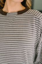 Leafy Breeze Relaxed Sweater Top