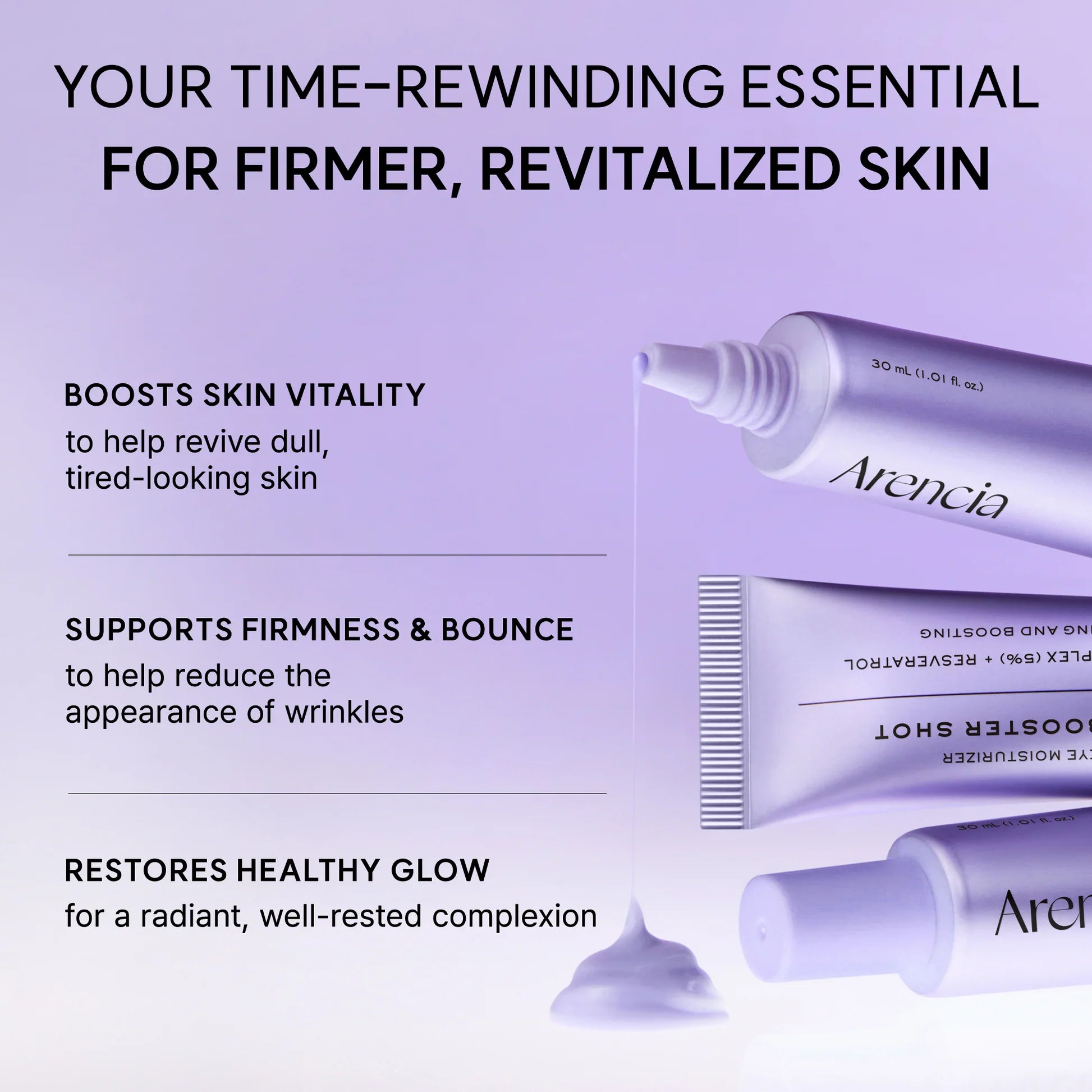 Arencia NAD+ Time-Rewind Booster Shot  | 1.01 fl oz + 1.01 fl oz