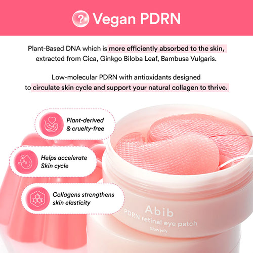 Abib PDRN retinal eye patch Glow jelly