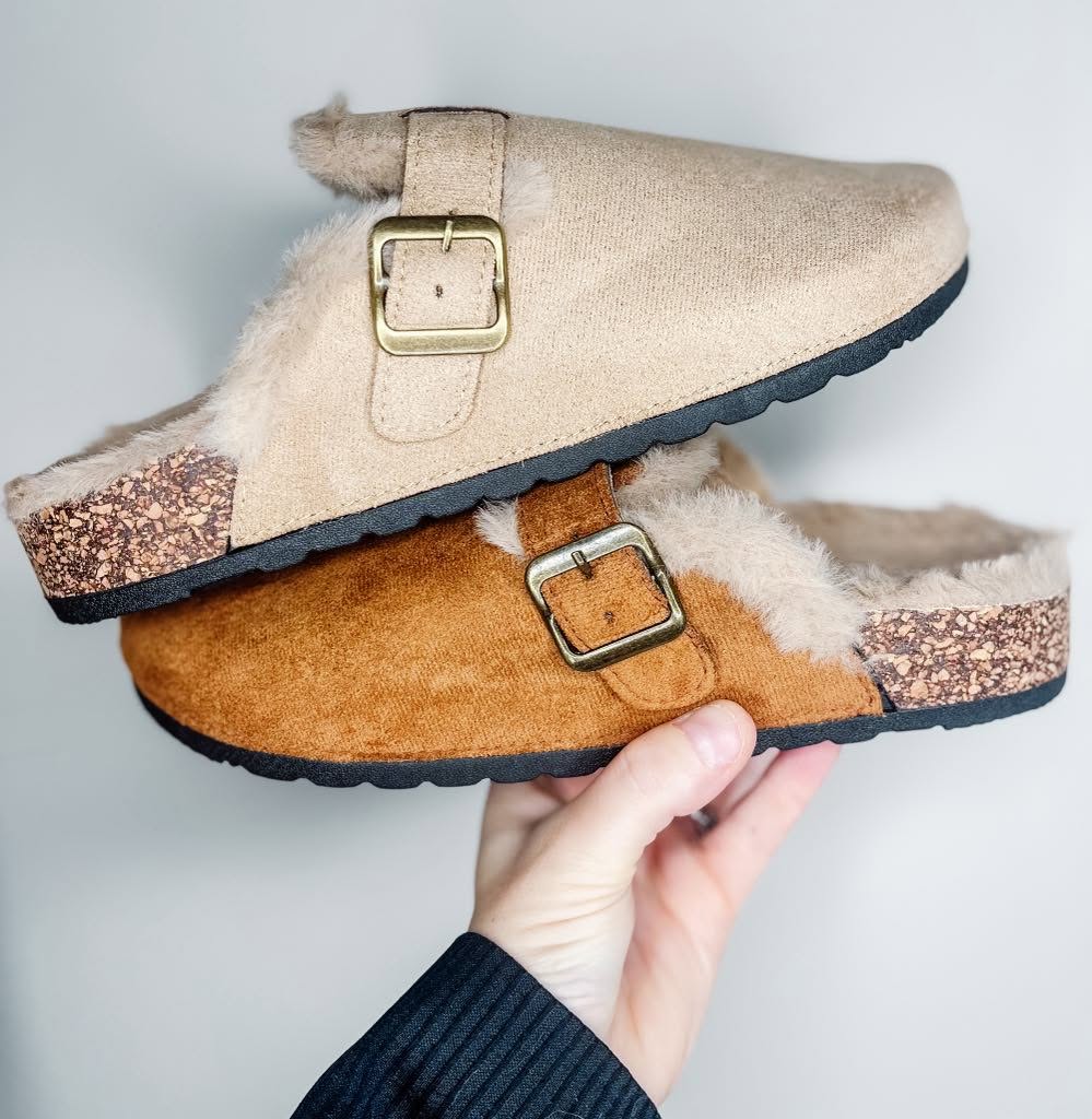 The Rachel Faux Fur Clogs