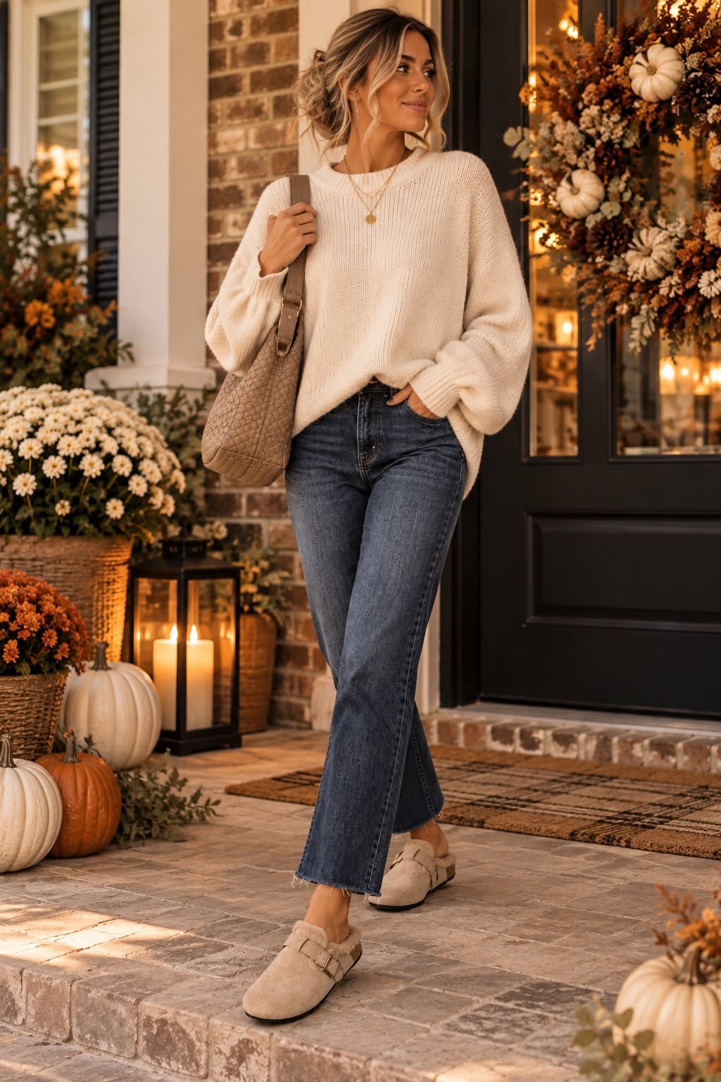 The Rachel Faux Fur Clogs