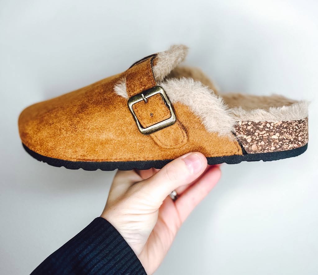 The Rachel Faux Fur Clogs