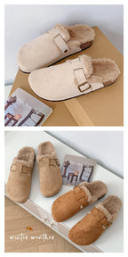 The Rachel Faux Fur Clogs