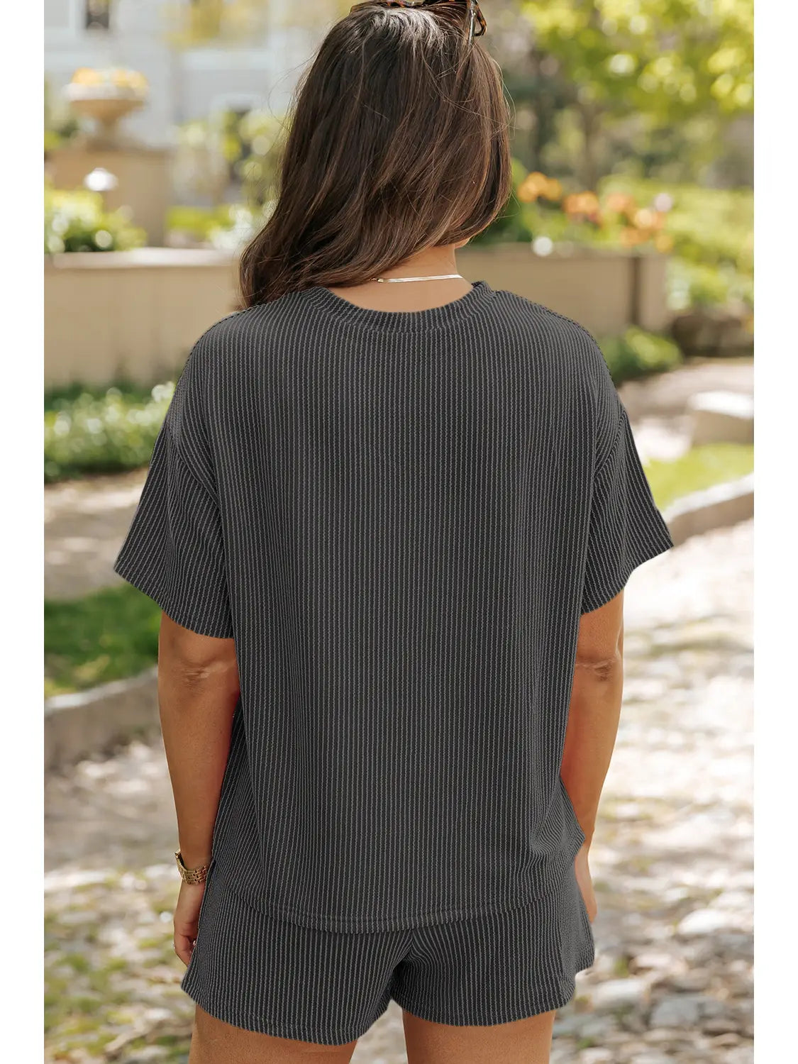 Ribbed Textured Knit Set