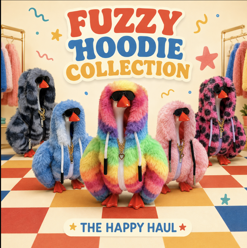 Desk Goose | Fuzzy Hoodie Collectio