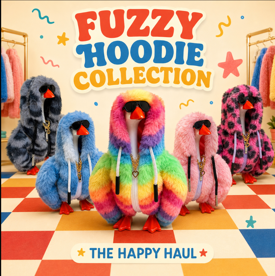 Desk Goose | Fuzzy Hoodie Collectio
