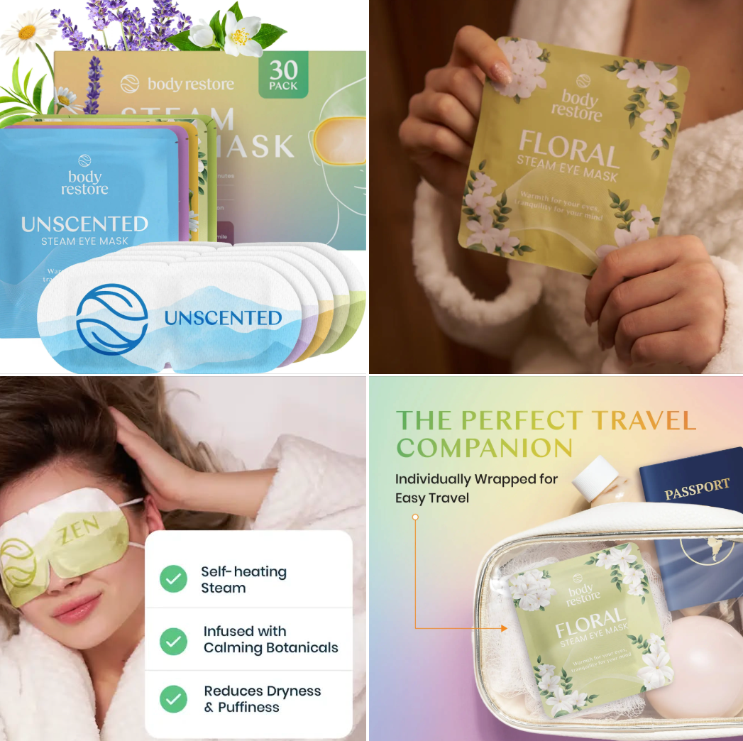 Self Heating Eye Masks