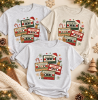 Vintage Christmas Cassettes Tee