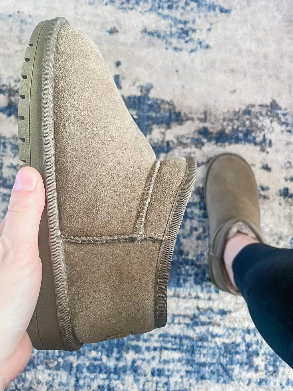 Faux Fur Lined Shortie Boots BESTSELLER