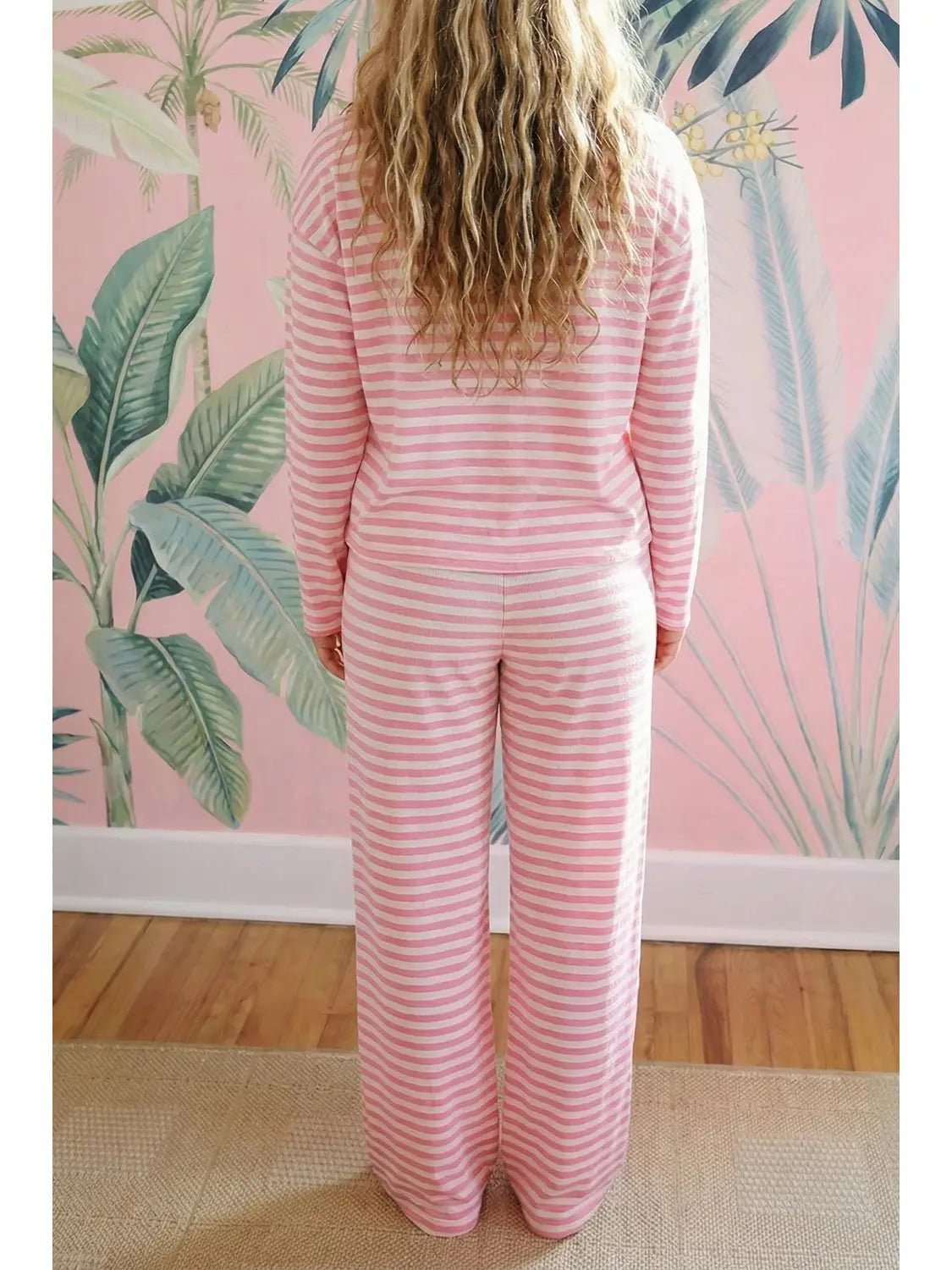 Spring Top and Pants Two Piece Set