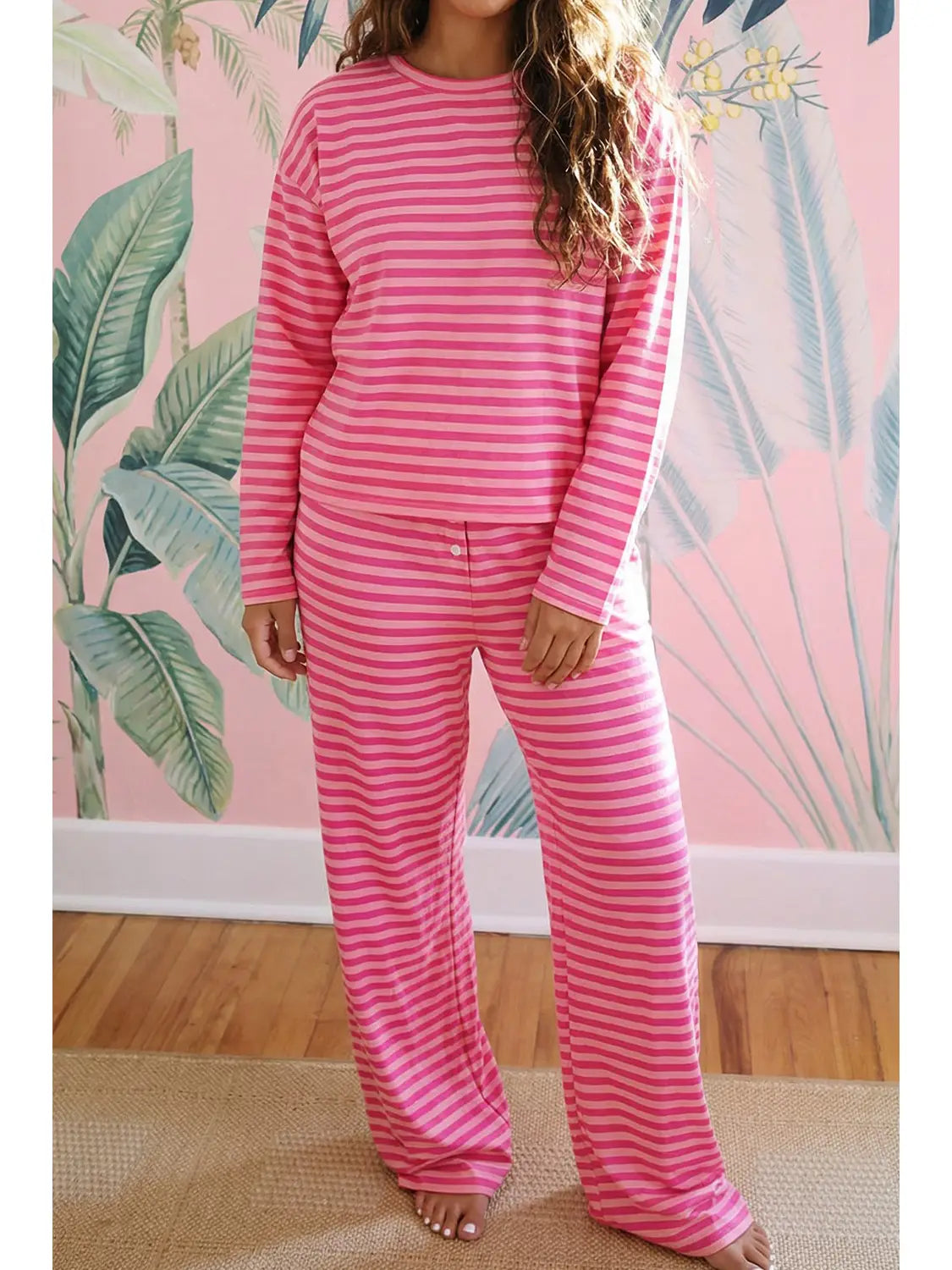 Spring Top and Pants Two Piece Set