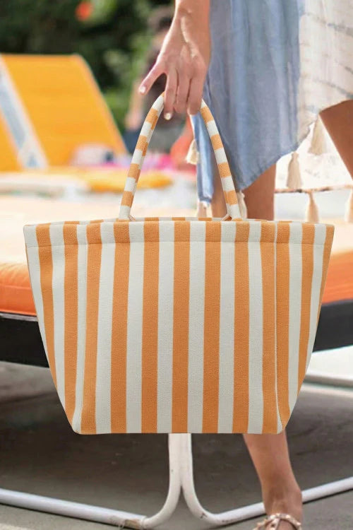 Striped Terry Beach Bags