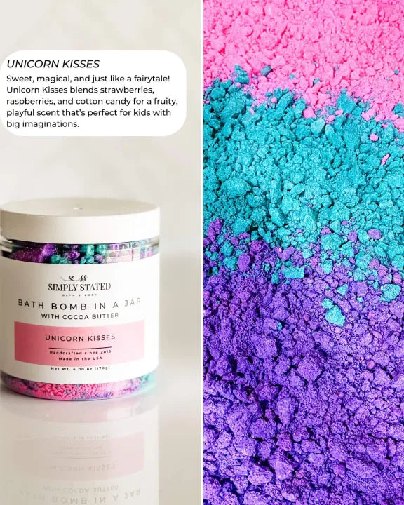 Unicorn Kisses Bath Bomb Powder