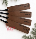 Holiday Leatherette Tags