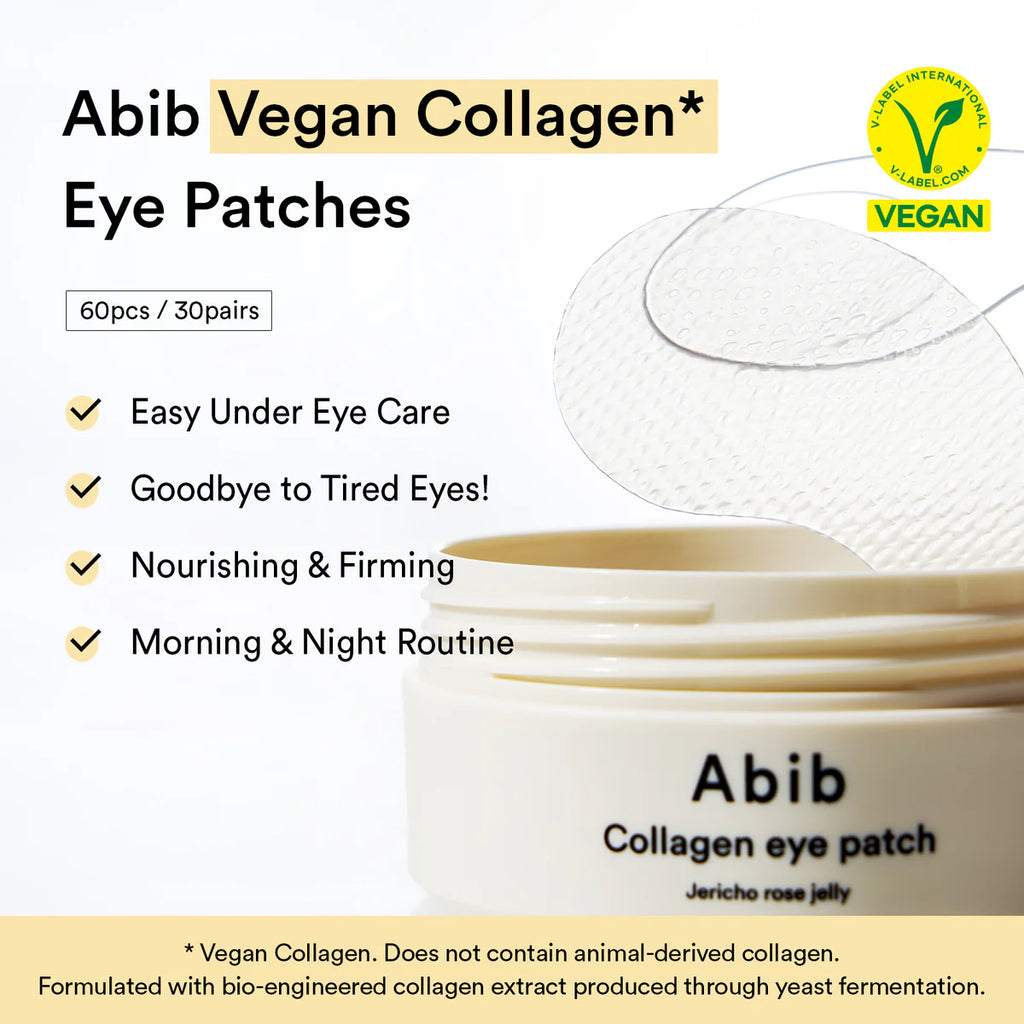 Abib Vegan Collagen eye patch Jericho rose jelly