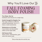 Toasted Marshmallow Foaming Sugar Scrub | Fall Body Polish