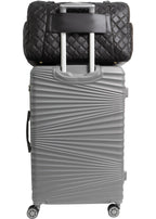 Diamond Quilted Weekender Duffle Bag