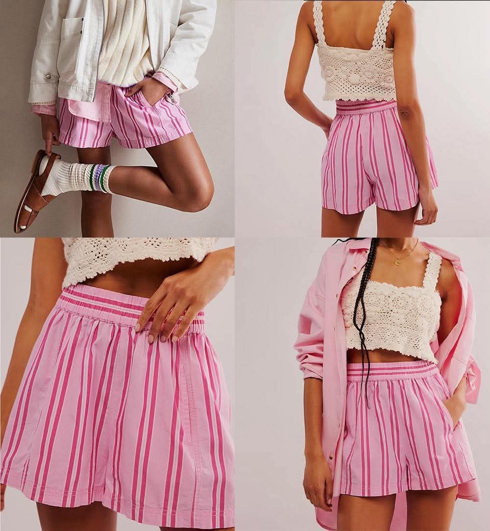 Coastal Breeze Striped Boxer Shorts