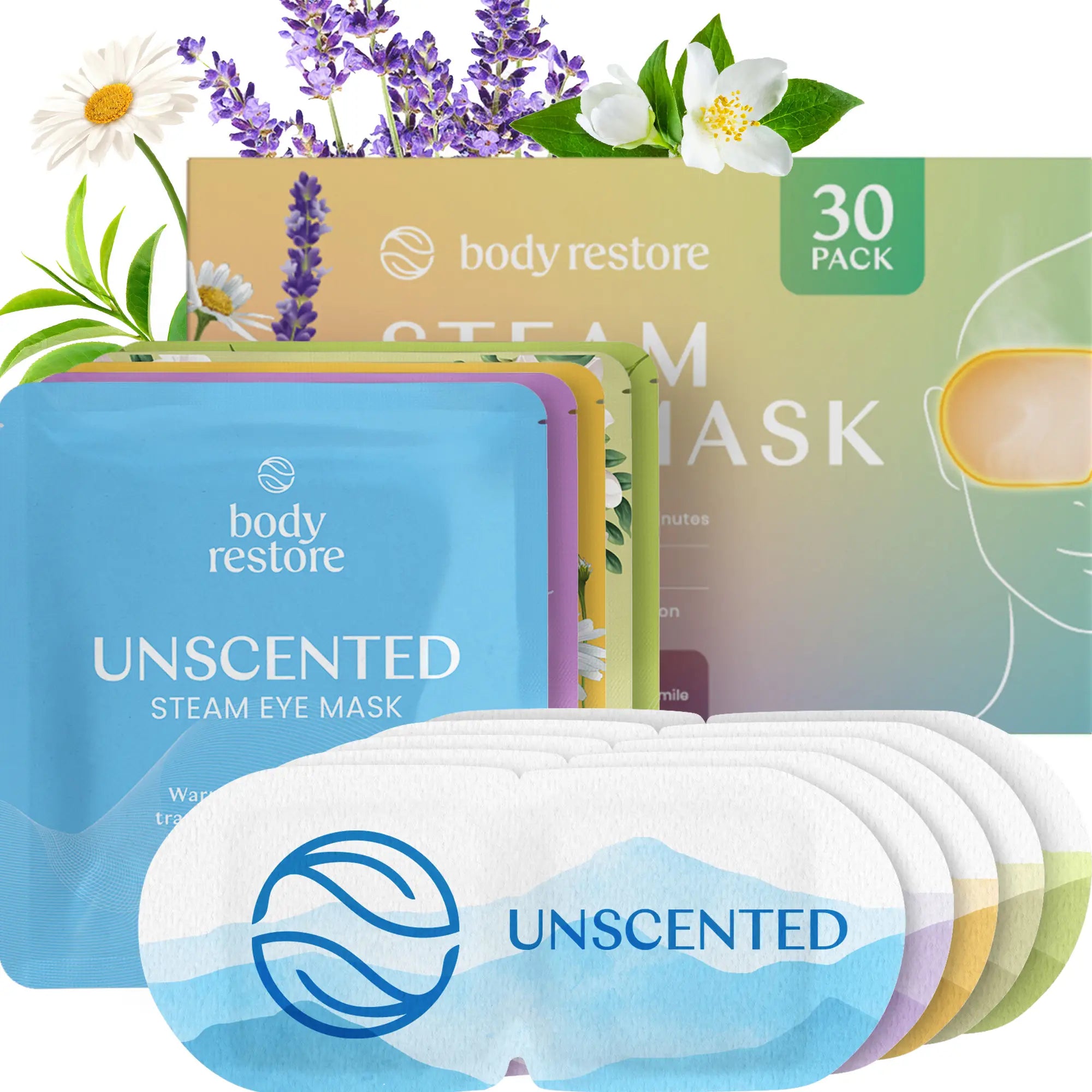 Variety Steam Eye Mask 30pk - Self-Heating Discovery Box