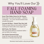 Spiced Honey Foaming Hand Soap | Fall Kitchen Hand Wash