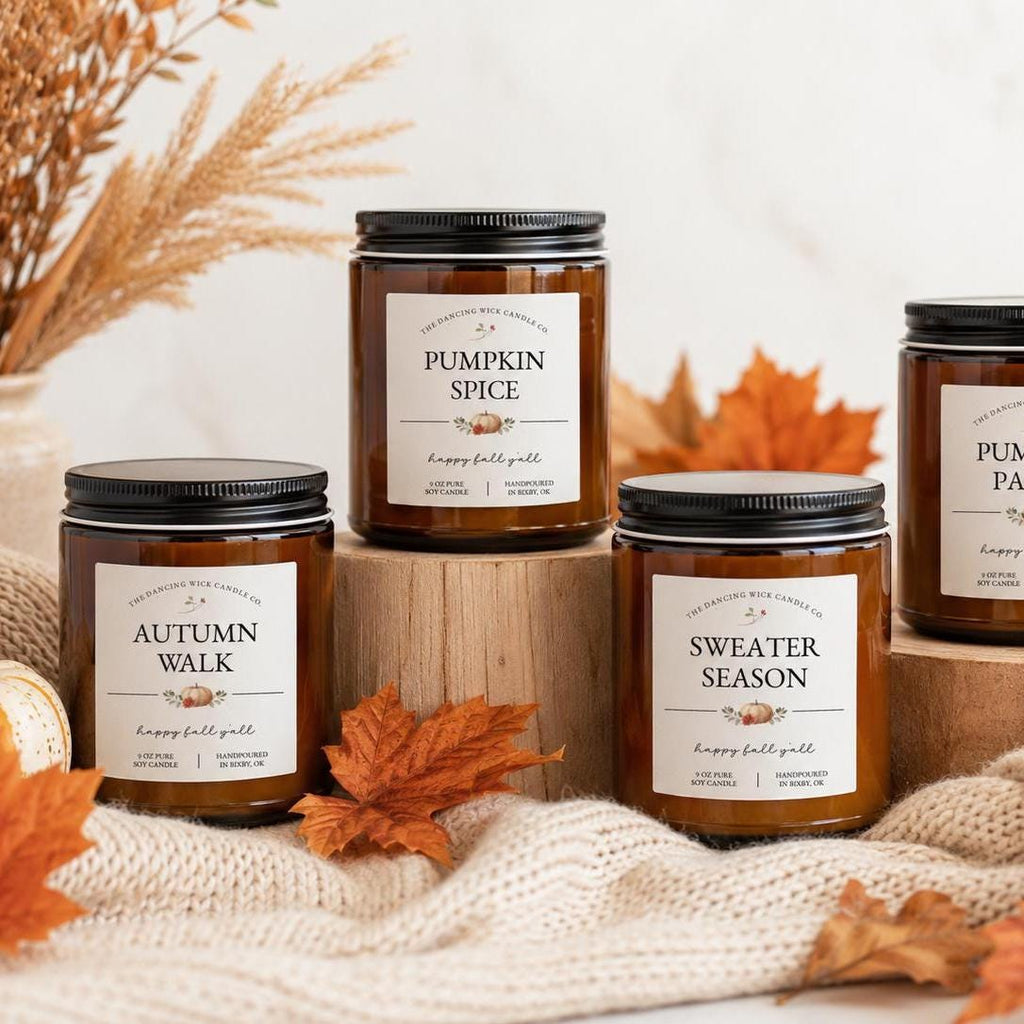 Fall Amber Candles