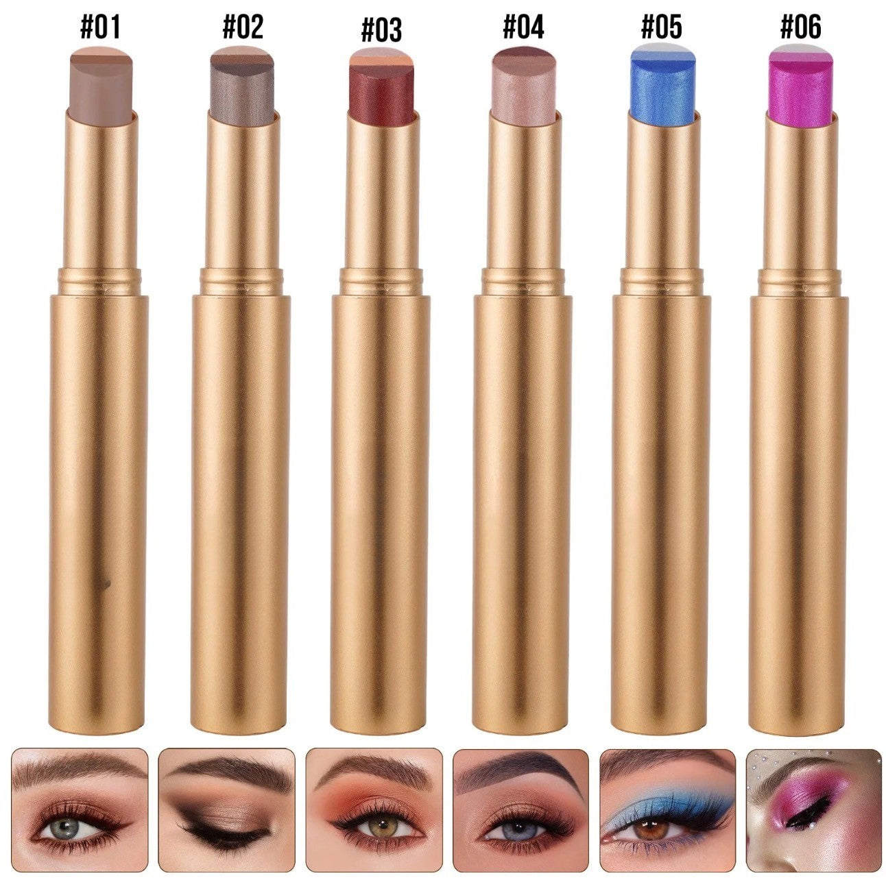 Three Color Eye Shadow Stick