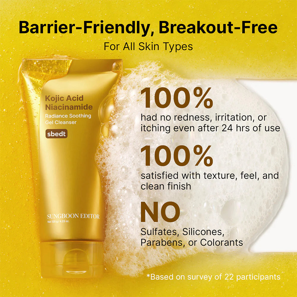 Sungboon Kojic Acid Niacinamide Brightening Face Gel Cleanser
