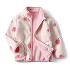 Boys and Girls Fuzzy Full Zip Shacket