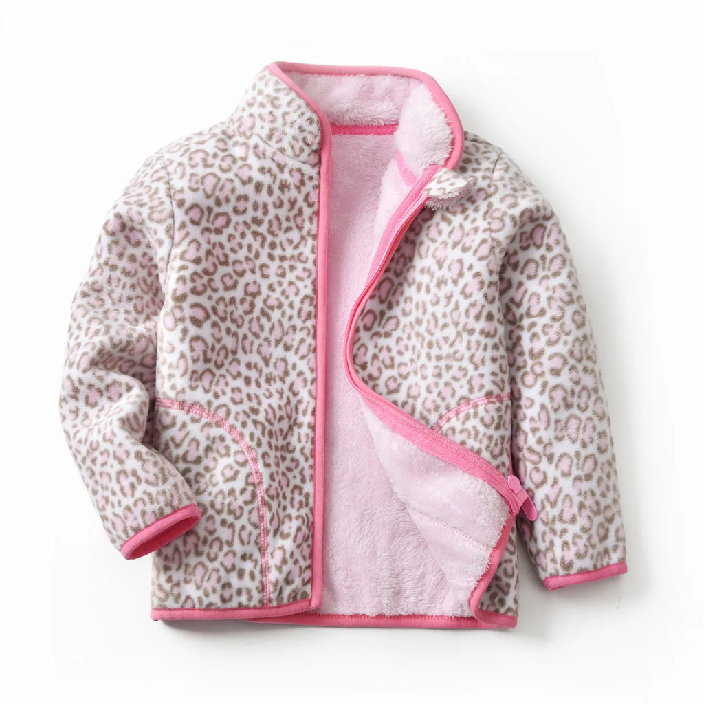 Boys and Girls Fuzzy Full Zip Shacket